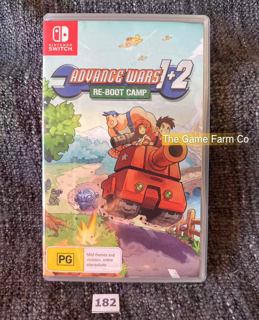 Advance Wars 1+2: Re-Boot Camp (Nintendo Switch) Complete CIB Physical Cartridge PAL
