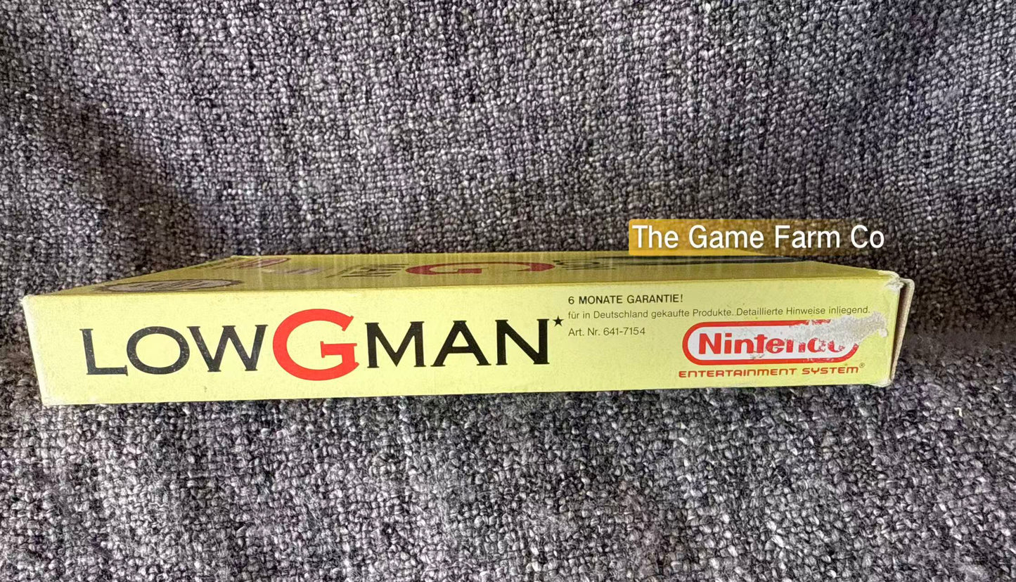 Low G Man Boxed Game - Nes - Nintendo / Entertainment System - Pal Version