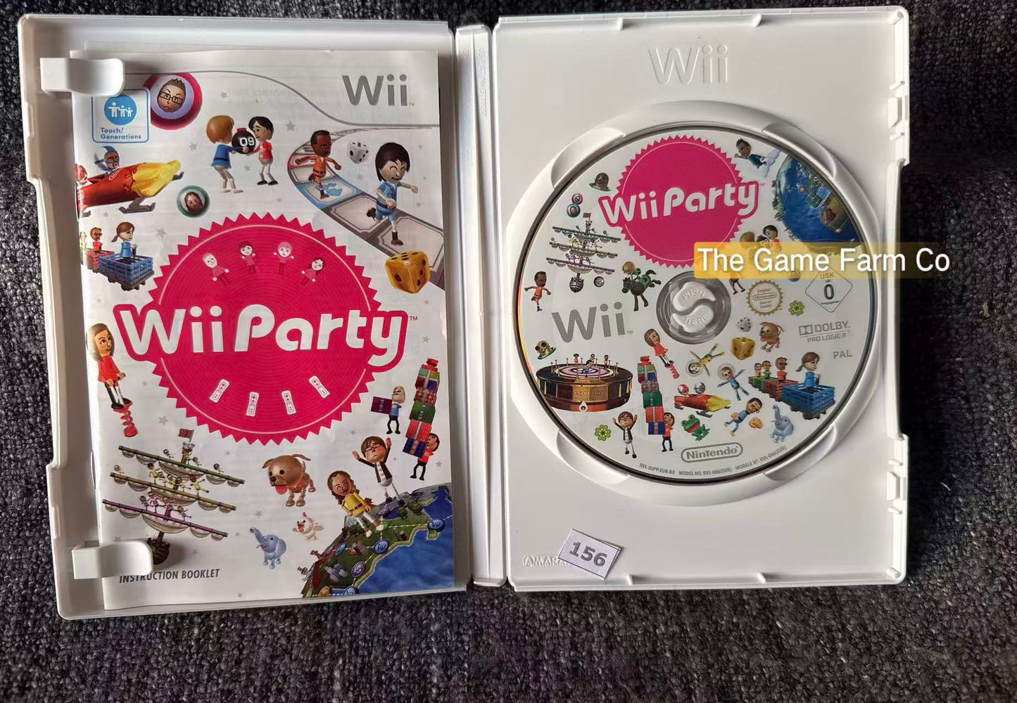 Wii Party (Nintendo Wii) CIB Complete with Manual - PAL Version Tested