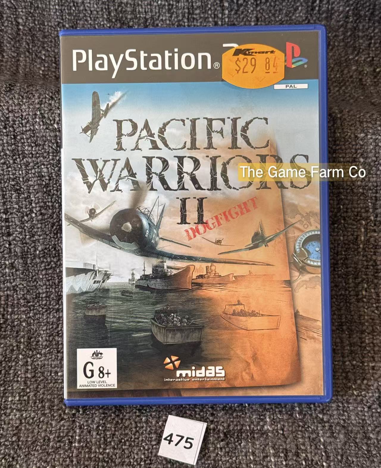 Pacific Warriors II Dogfight PS2 Physical Game CIB PAL Tested Used Great Condition