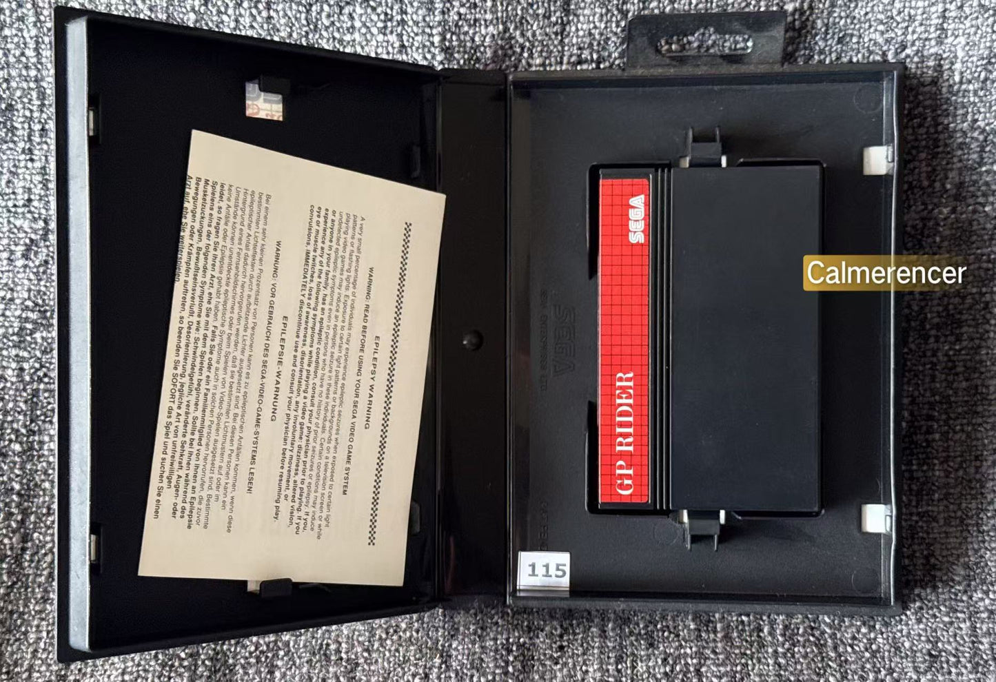 G2 Rider Game - No manual - Sega Master System