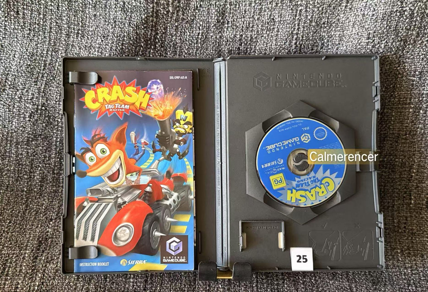 Crash Tag Team Racing Game - Nintendo Gamecube - Pal Version