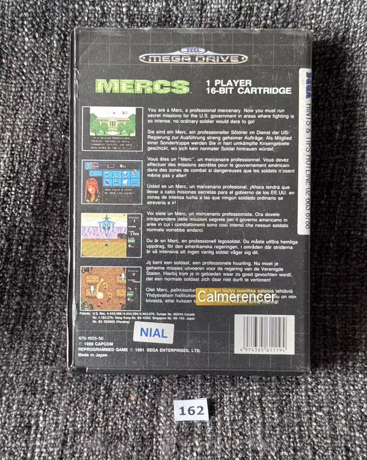 Mercs - Game - Sega Mega Drive