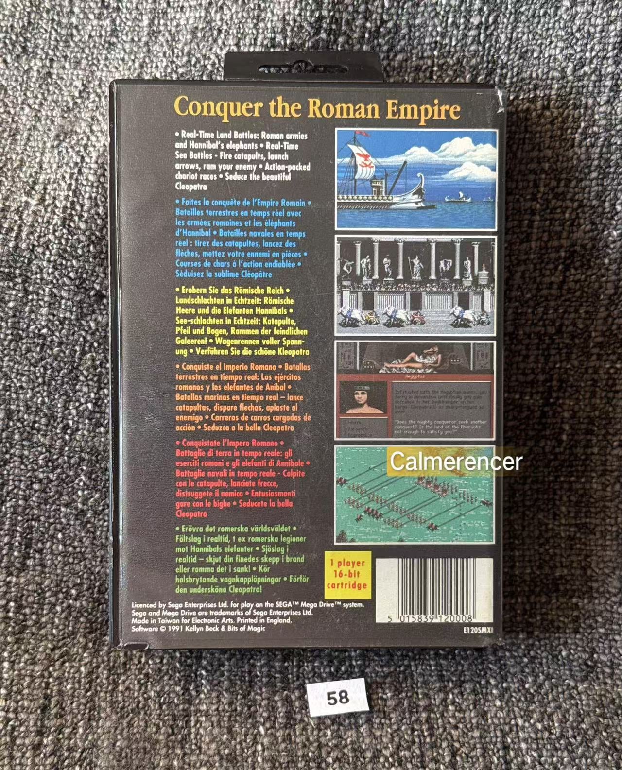 Centurion - Game - Sega Mega Drive