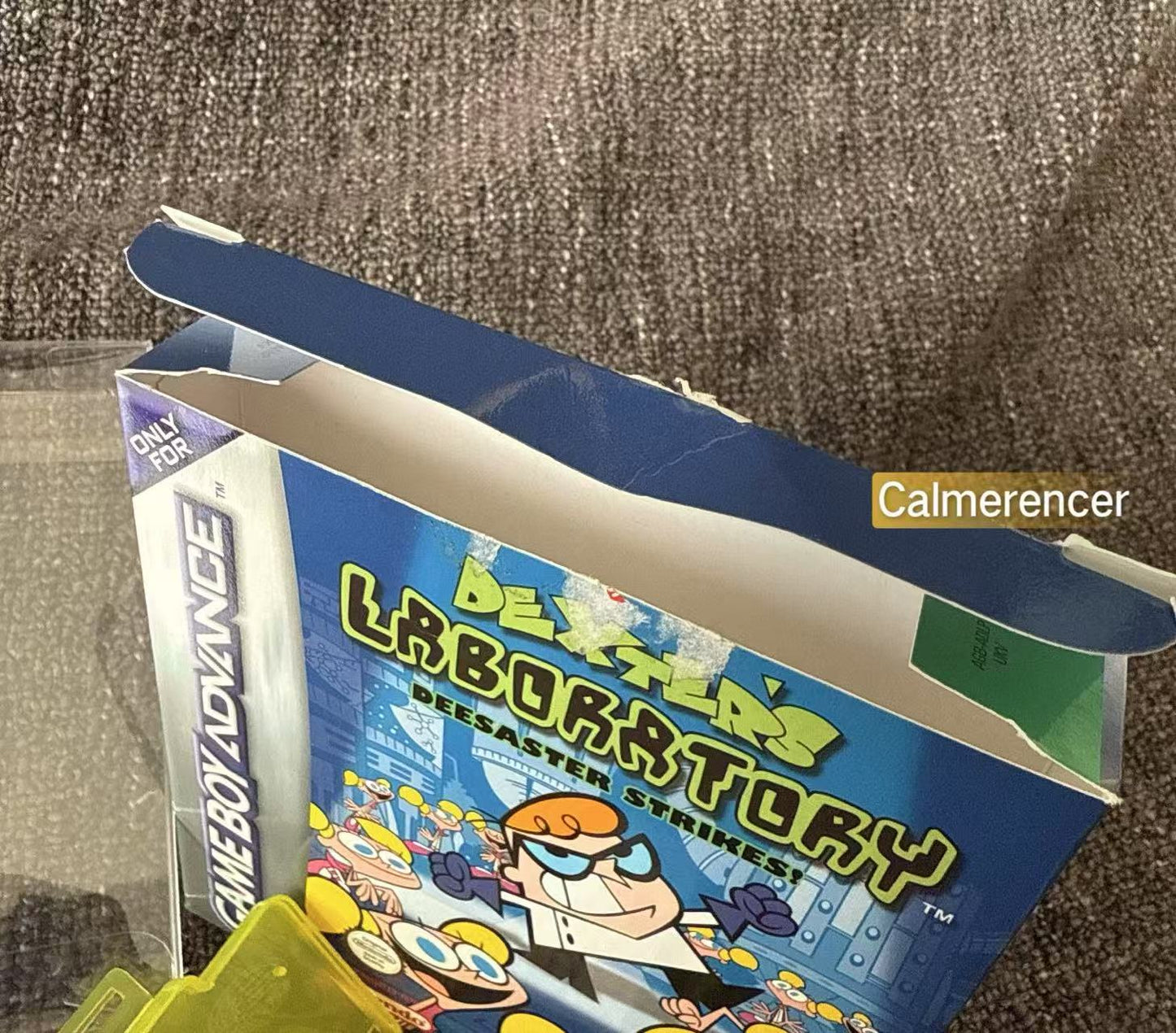 Dexter's Laboratory Deesatar Strikes Boxed Game -Nintendo Gameboy Advance GBA - Pal Version