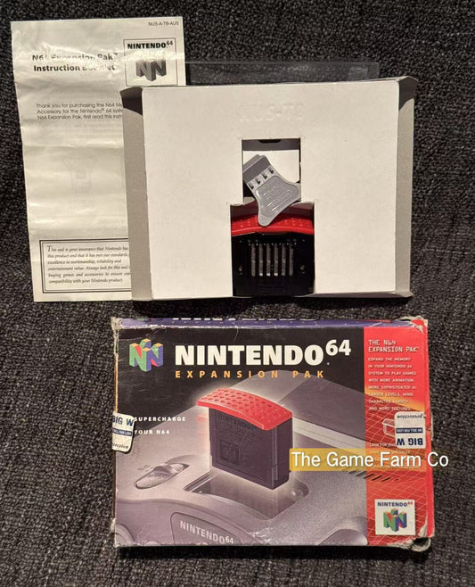Genuine Nintendo 64 Boxed (N64) Expansion Pak with Clip