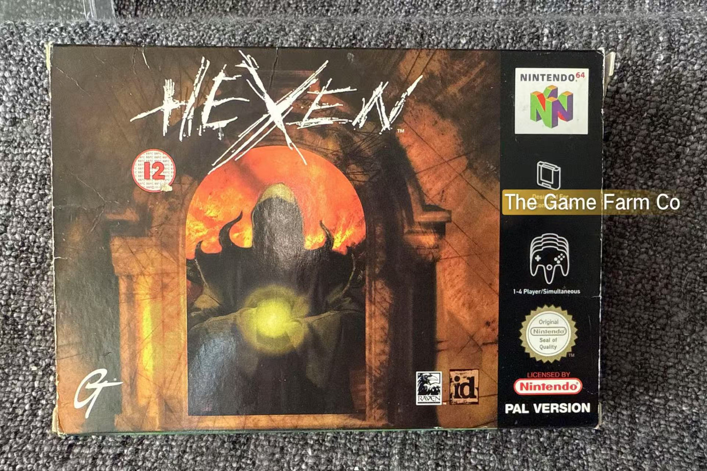 Hexen Game Boxed - Nintendo 64 / N64 - Pal Version