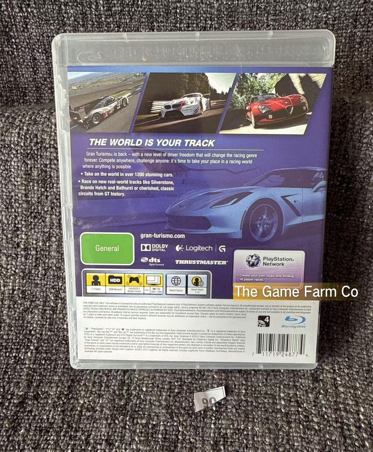 Gran Turismo 6 The Real Driving Simulator Game - PS3 - Sony Playstation 3