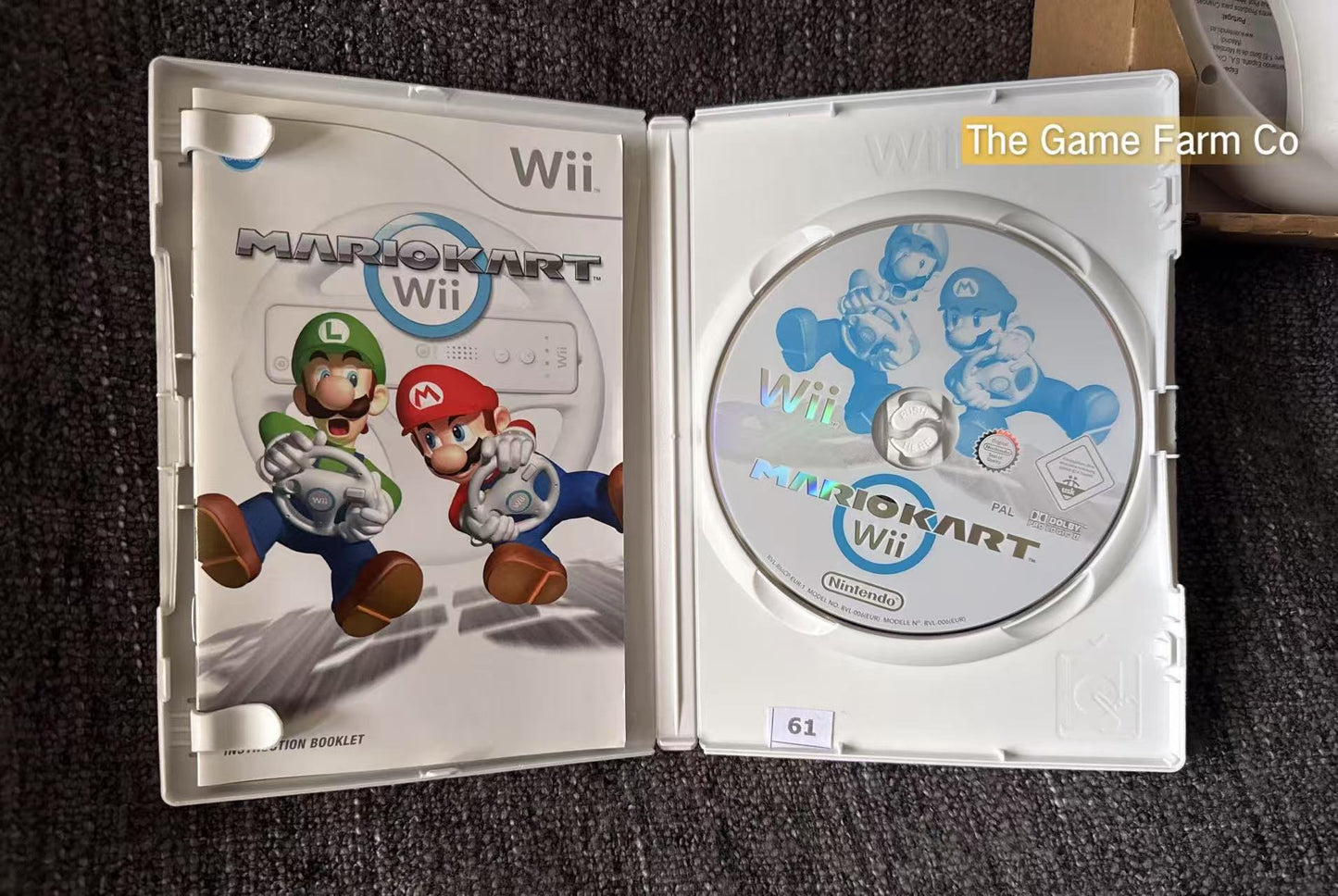 Mario Kart Game & Wheel bundle boxed - Nintendo Wii - Pal Version