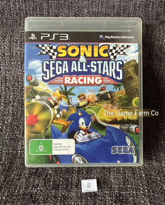 Sonic Sega All-Stars Racing Game - PS3 - Sony Playstation 3