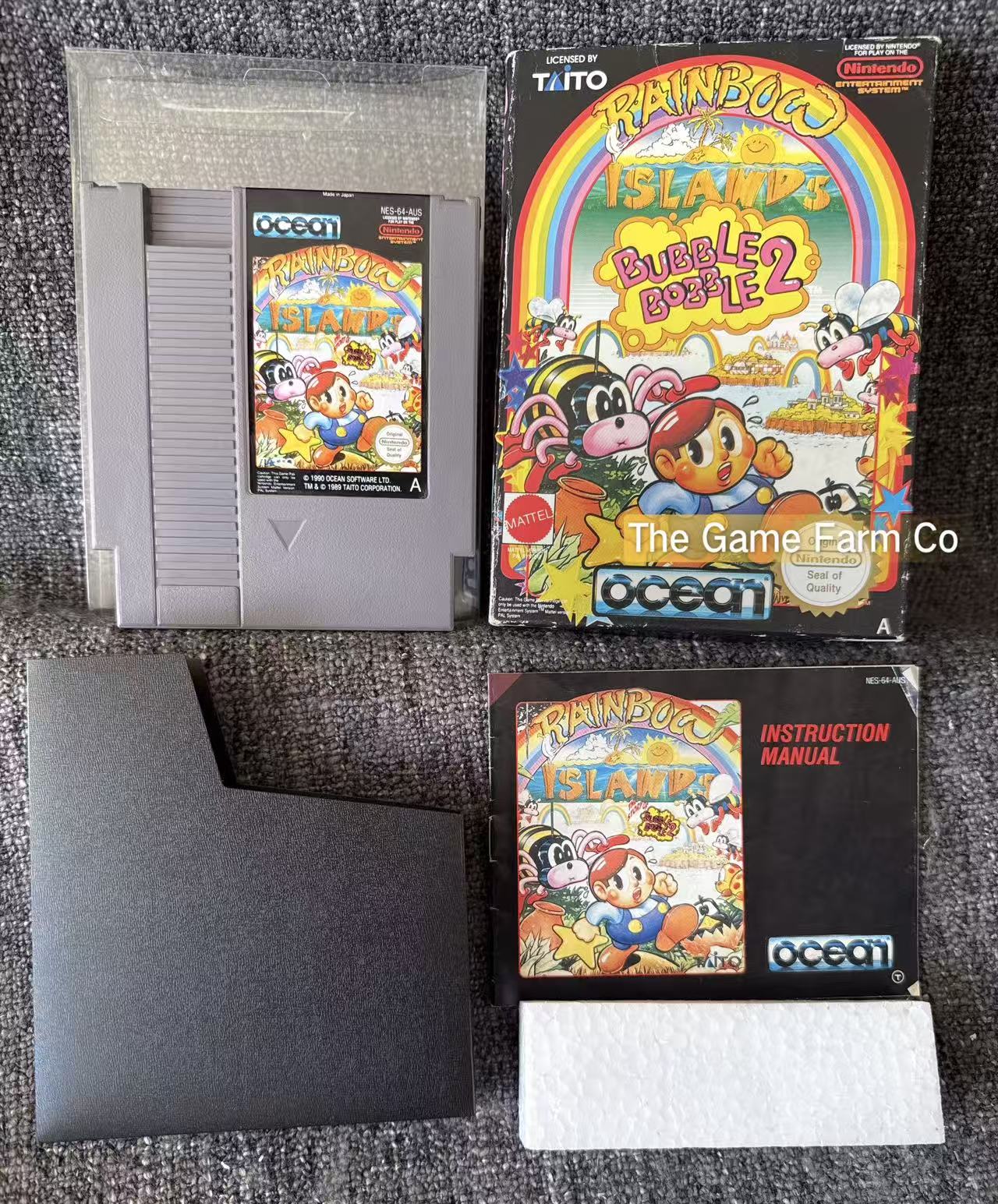 Rainbow Island Boxed Game - Nes - Nintendo / Entertainment System - Pal Version