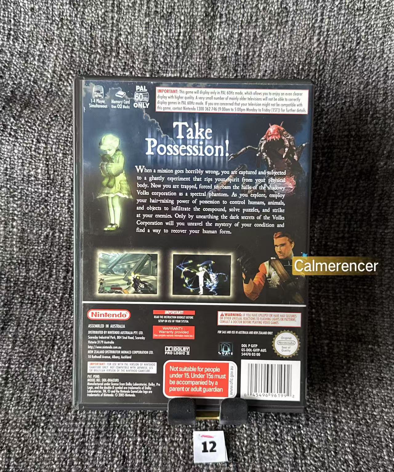 Geist Game - Mint like disc - Nintendo Gamecube - Pal Version