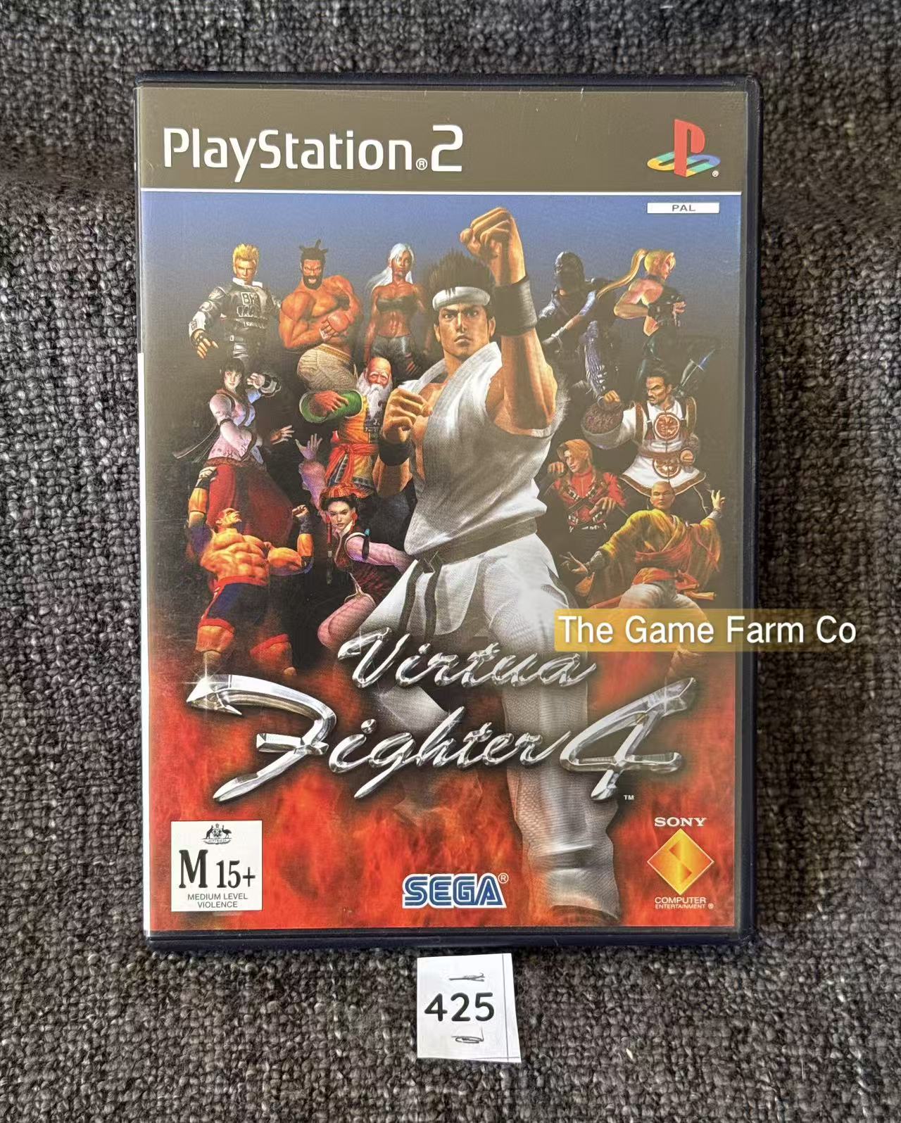 Virtua Fighter 4 PS2 Physical Game CIB PAL Tested Used Mint Condition