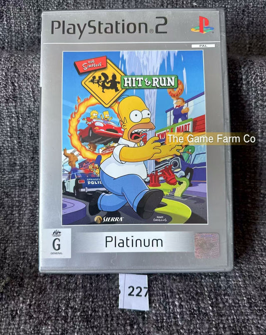 The Simpsons Hit & run Game- Sony PlayStation 2 (PS2)
