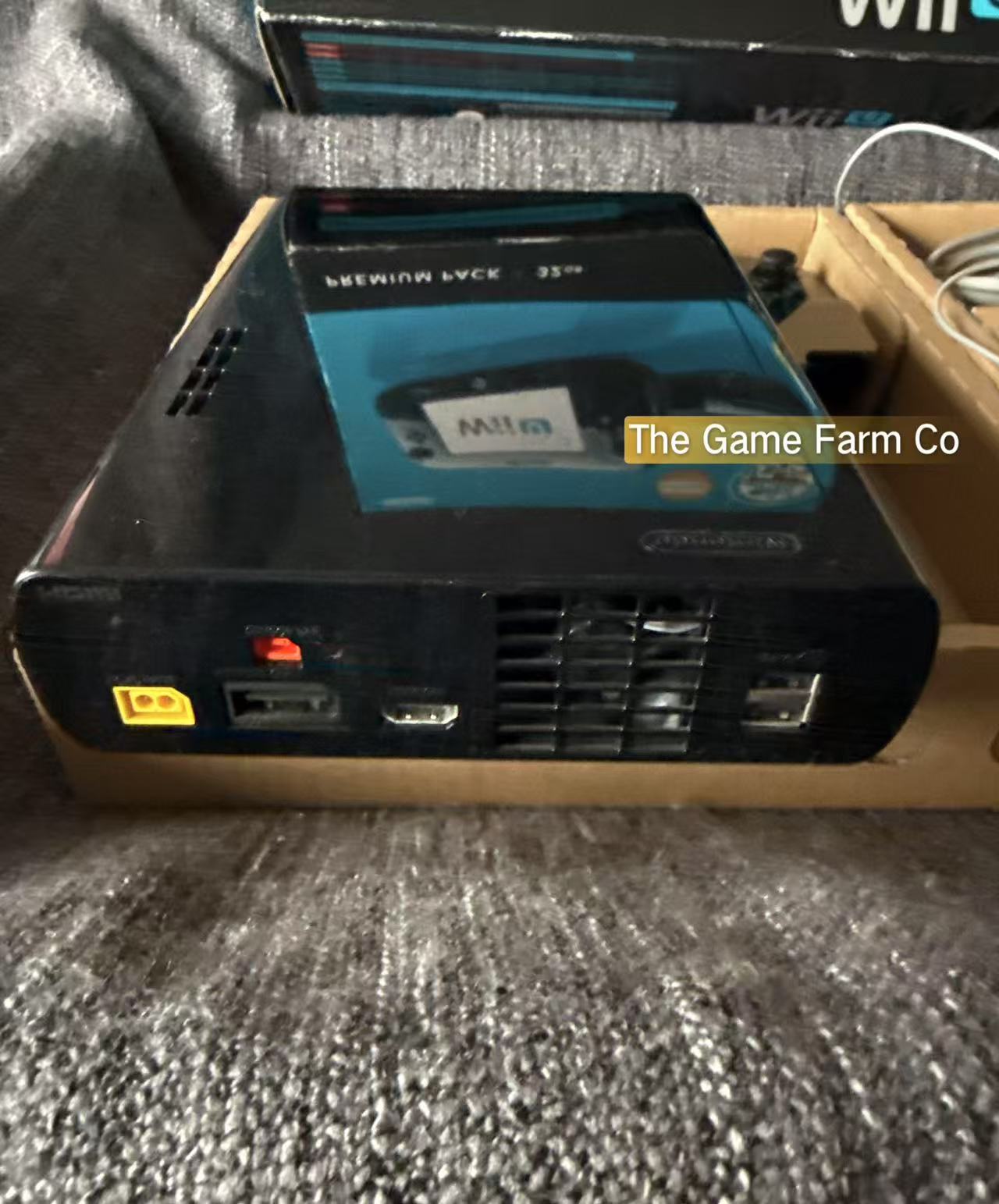 Nintendo Wii U Console Black Premium Pack 32GB Boxed Nintendo Land Bundle In Box