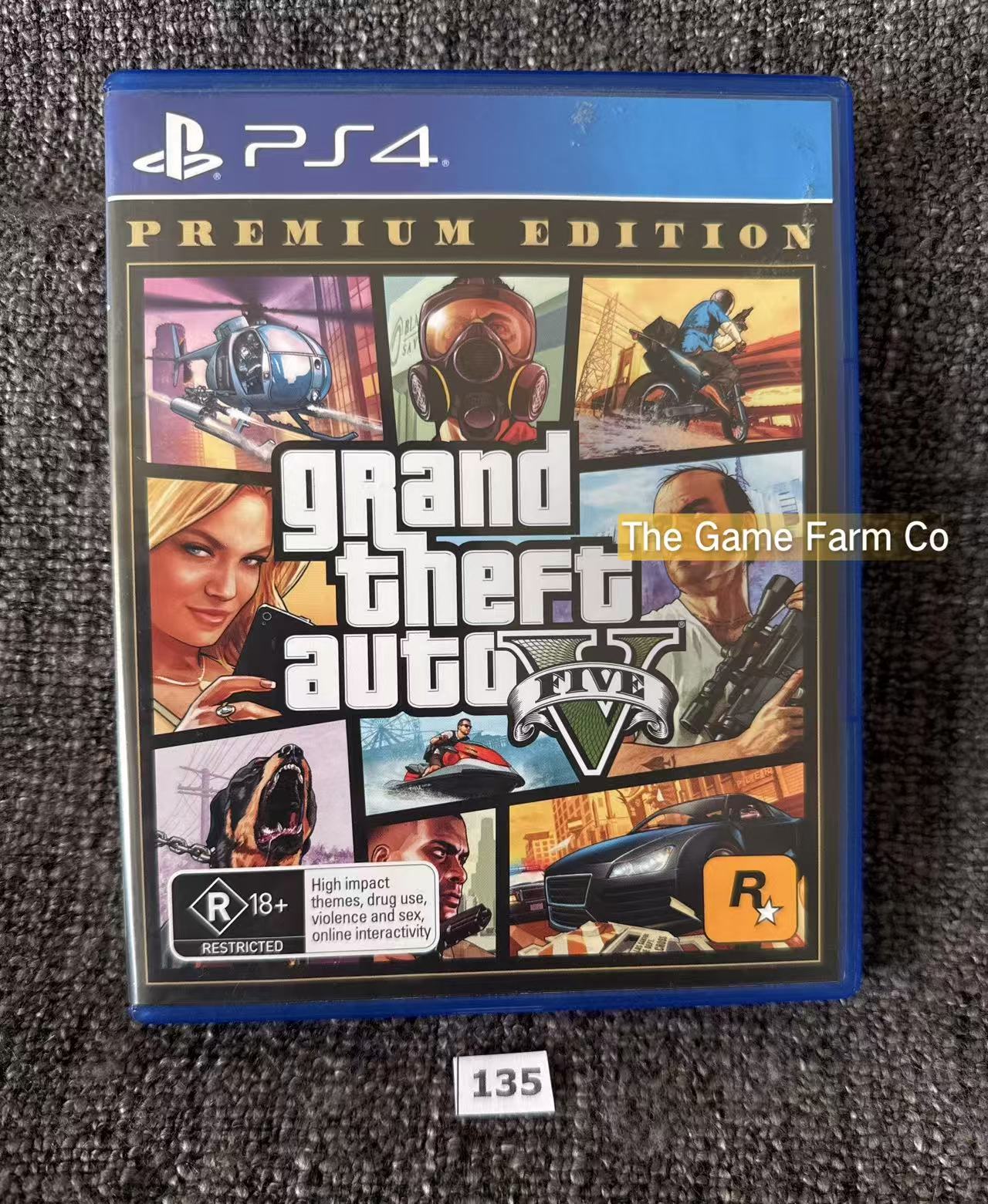 Grand Theft Auto V 5 Premium Edition- GTA Sony Playstation 4 (PS4) Game