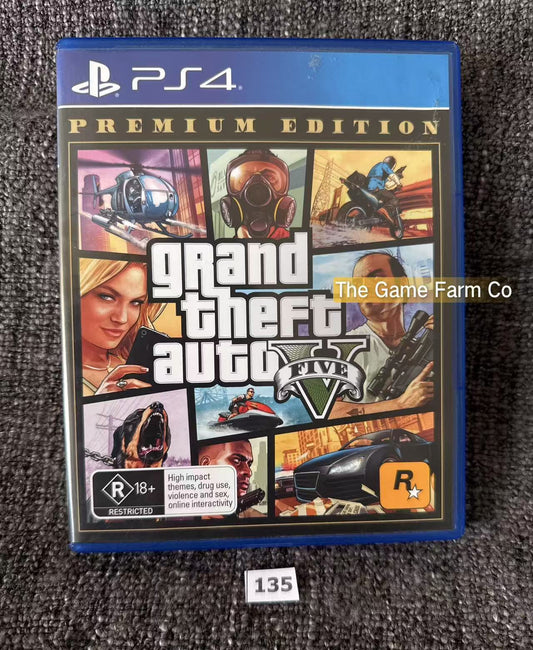 Grand Theft Auto V 5 Premium Edition- GTA Sony Playstation 4 (PS4) Game