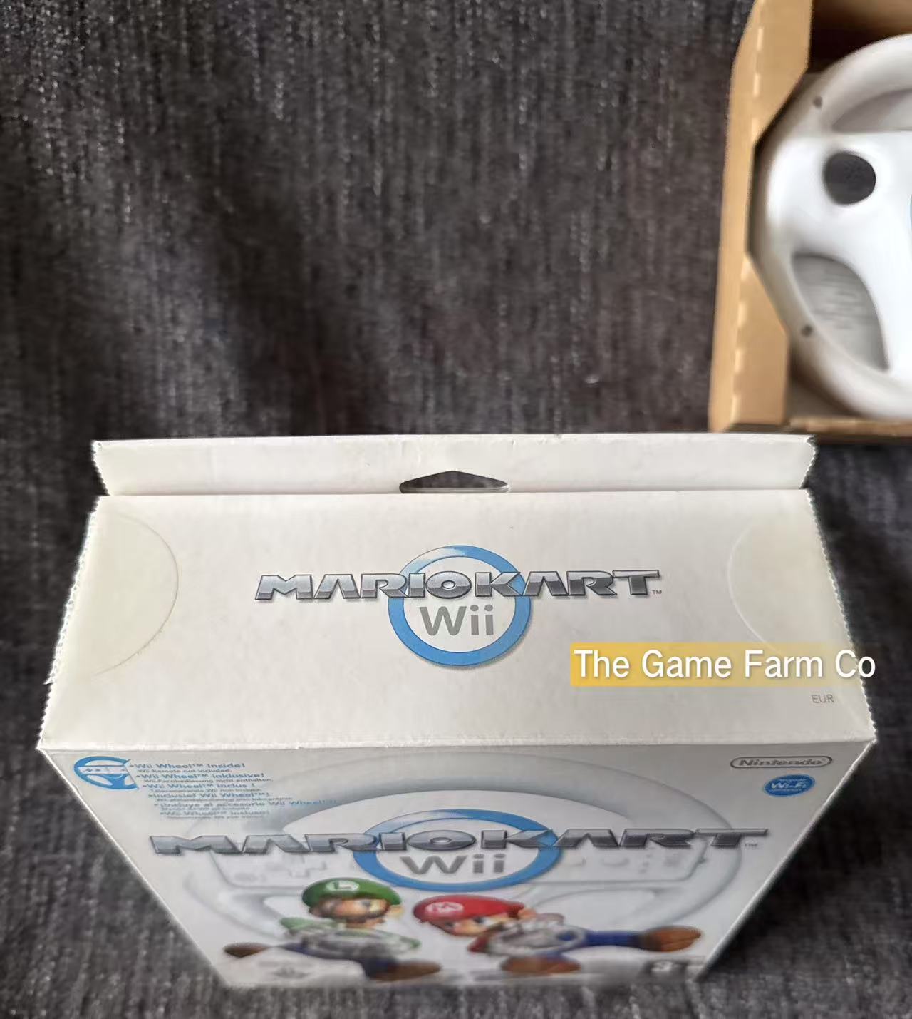 Mario Kart Game & Wheel bundle boxed - Nintendo Wii - Pal Version