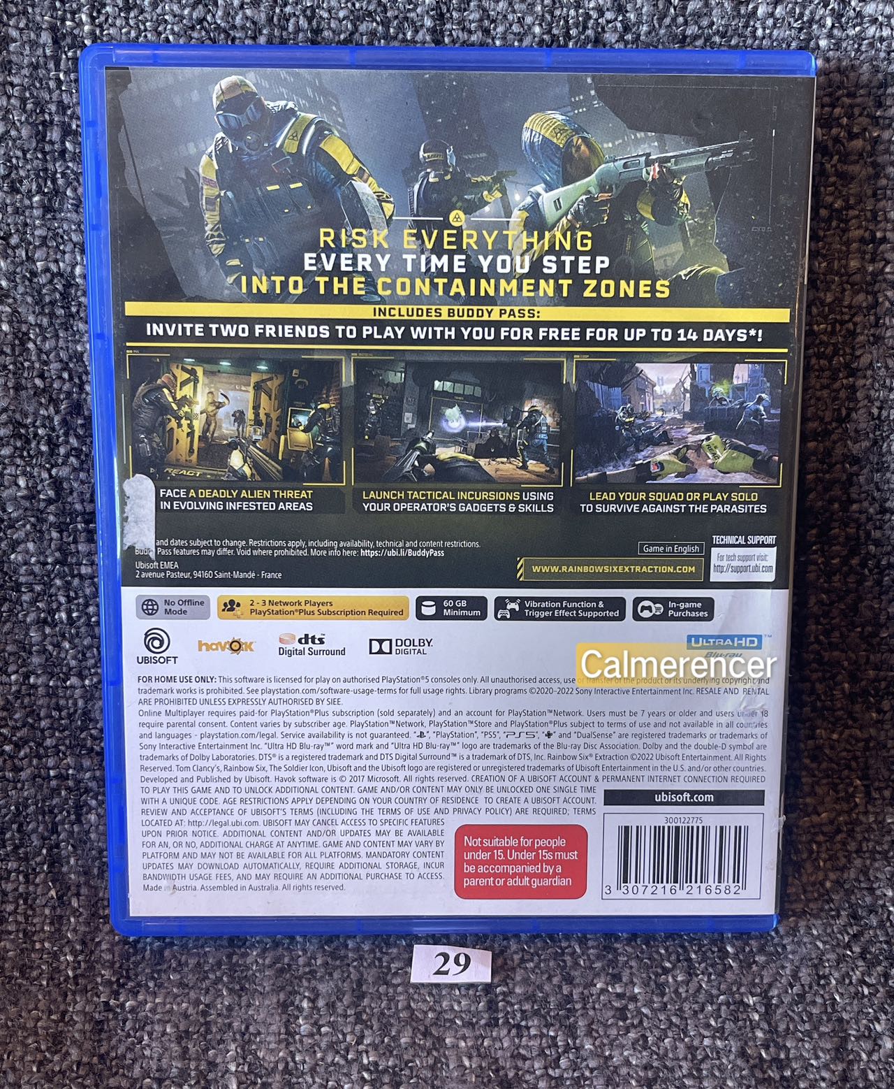 Rainbow six Extraction PS5 / Sony Playstation 5 - Pal Version