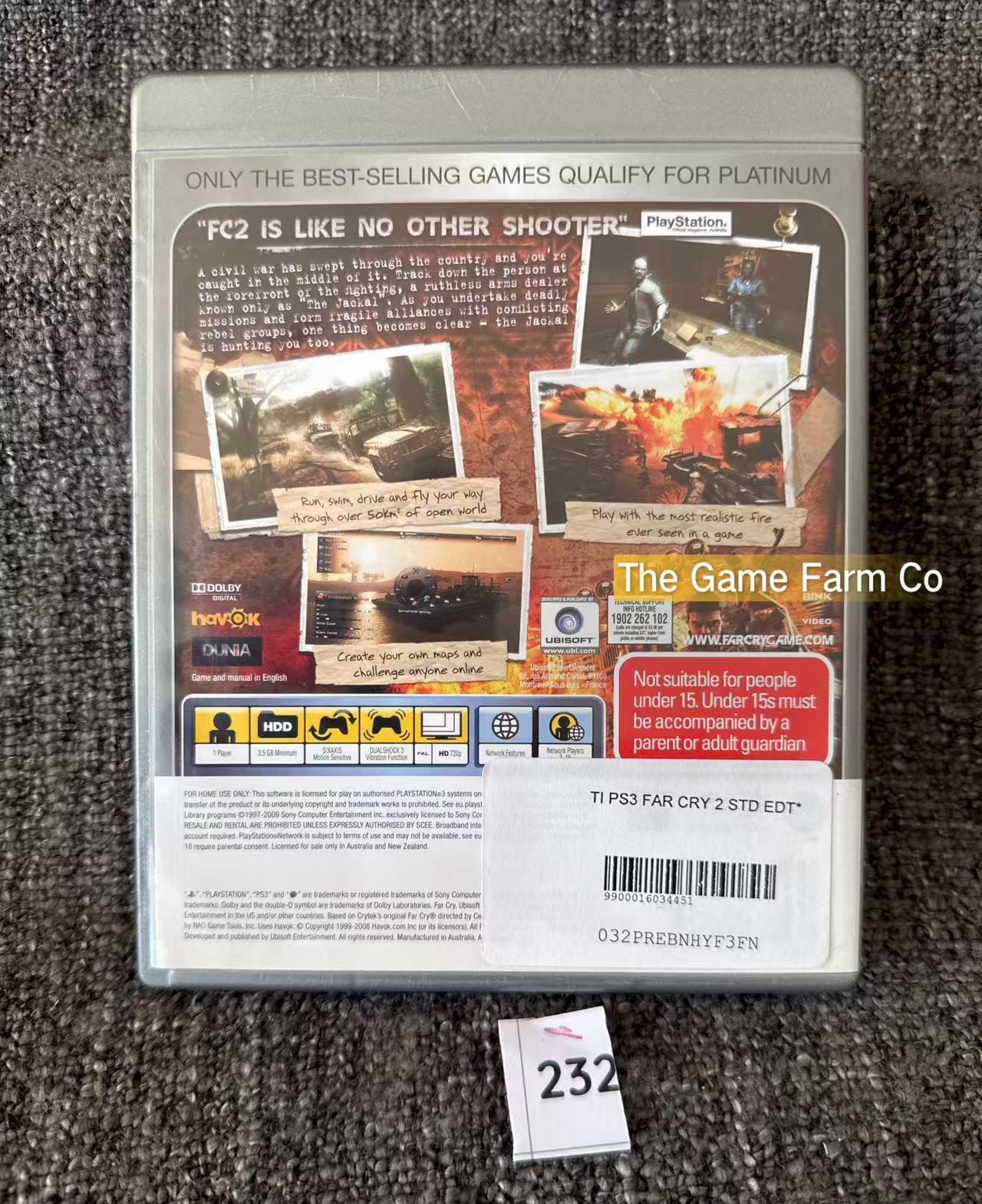 Farcry 2 Game - PS3 - Sony Playstation 3
