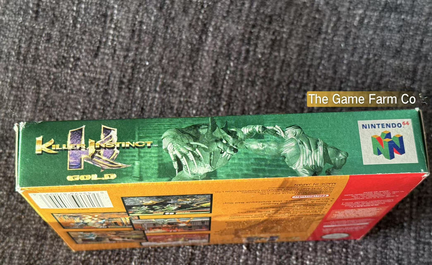 Killer Instinct Gold Game Boxed - Nintendo 64 / N64 - Pal Version