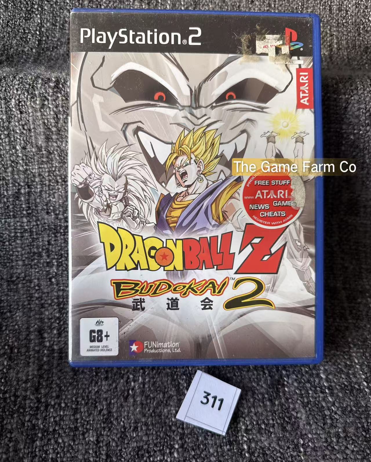 Dragon Ball Z Budokai 2 Game- Sony PlayStation 2 (PS2)