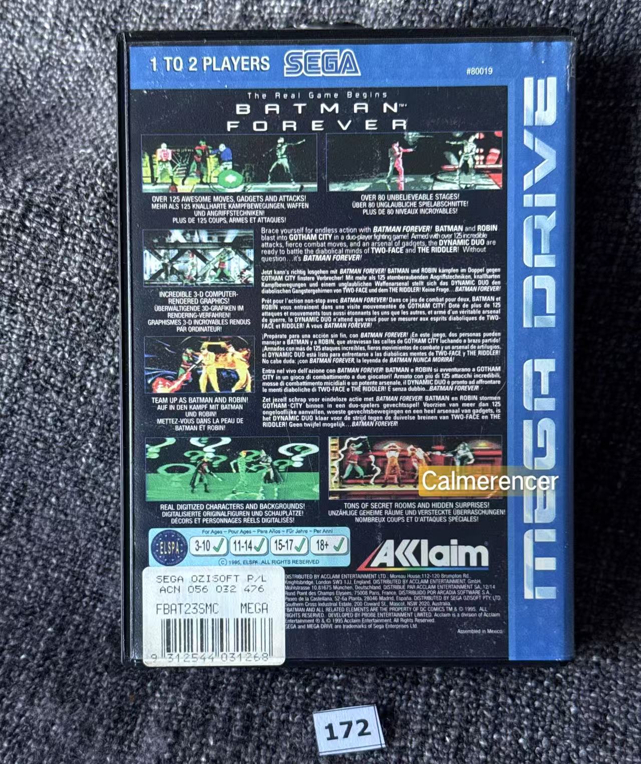 Batman Forever - Game - Sega Mega Drive
