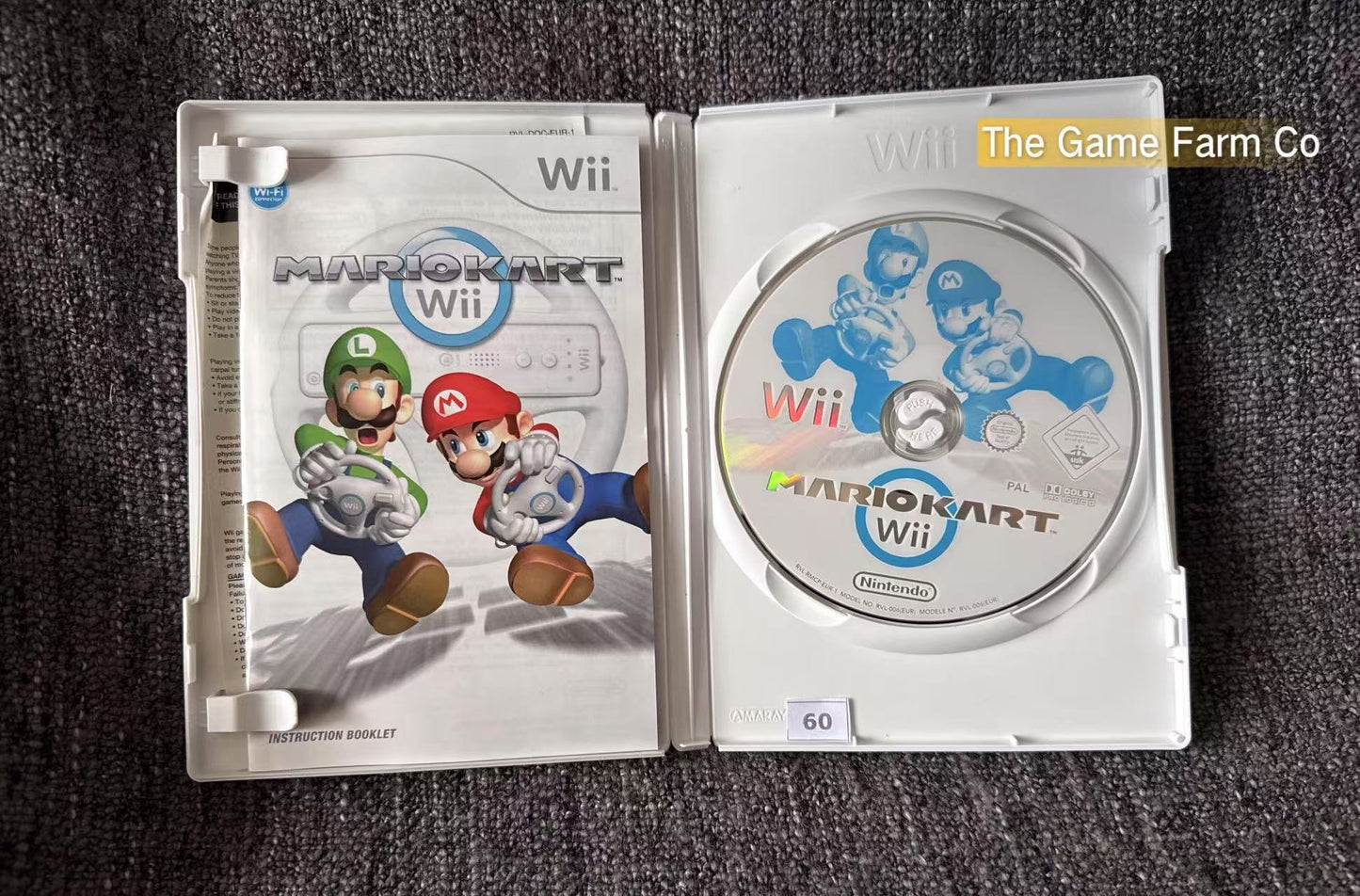 Mario Kart Game & Wheel bundle boxed - Nintendo Wii - Pal Version