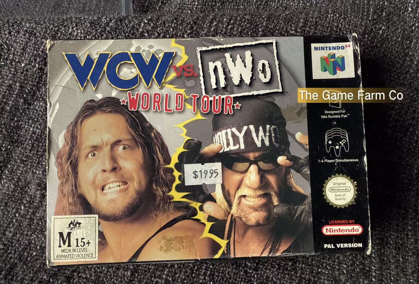 WCW NWO World Tour Game Boxed - Nintendo 64 / N64 - Pal Version