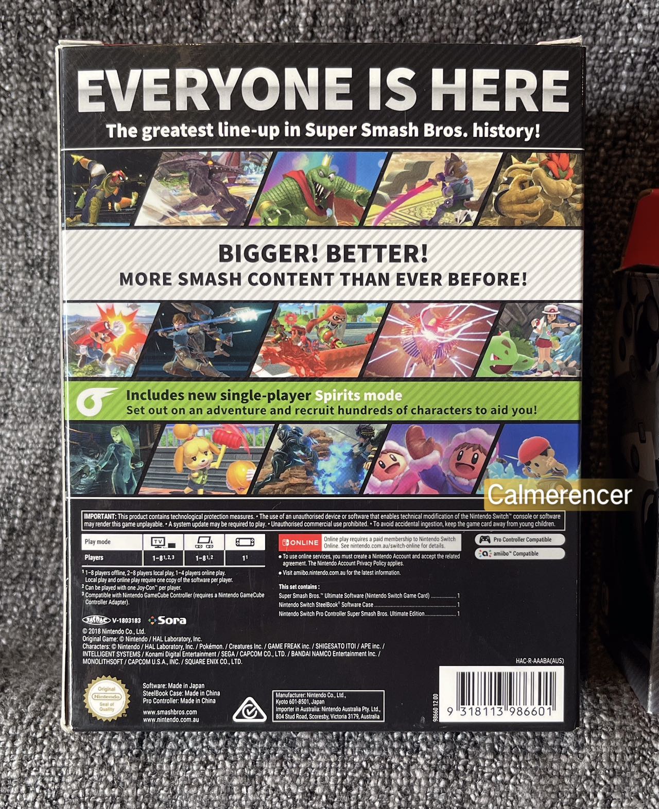 Super Smash Bros Ultimate Limited Edition Combo with Controller & Steel Case Switch Game  - Nintendo