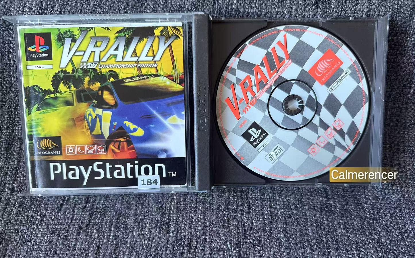 V-Rally - Sony Playstation One (PS1) Game