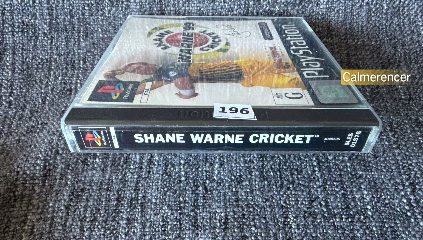 Shane Warne Cricket 99- Sony Playstation One (PS1) Game
