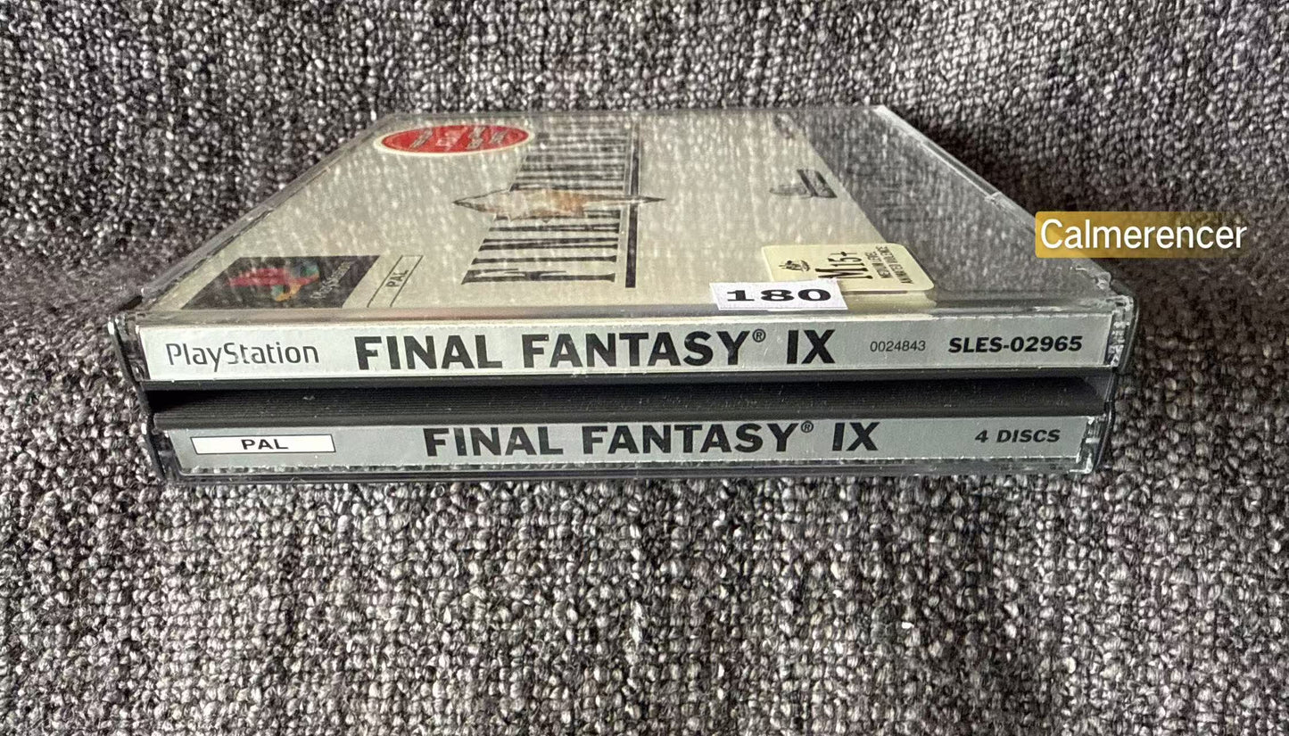 Final Fantasy IX in overall excellent condition - Sony Playstation One (PS1) Game