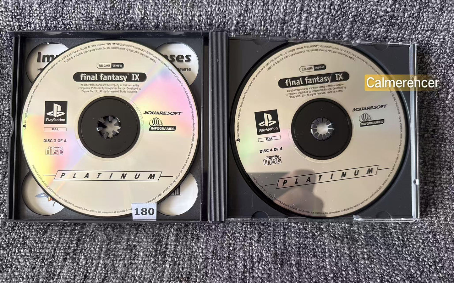 Final Fantasy IX in overall excellent condition - Sony Playstation One (PS1) Game