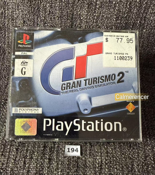 Gran Turismo 2 - Sony Playstation One (PS1) Game