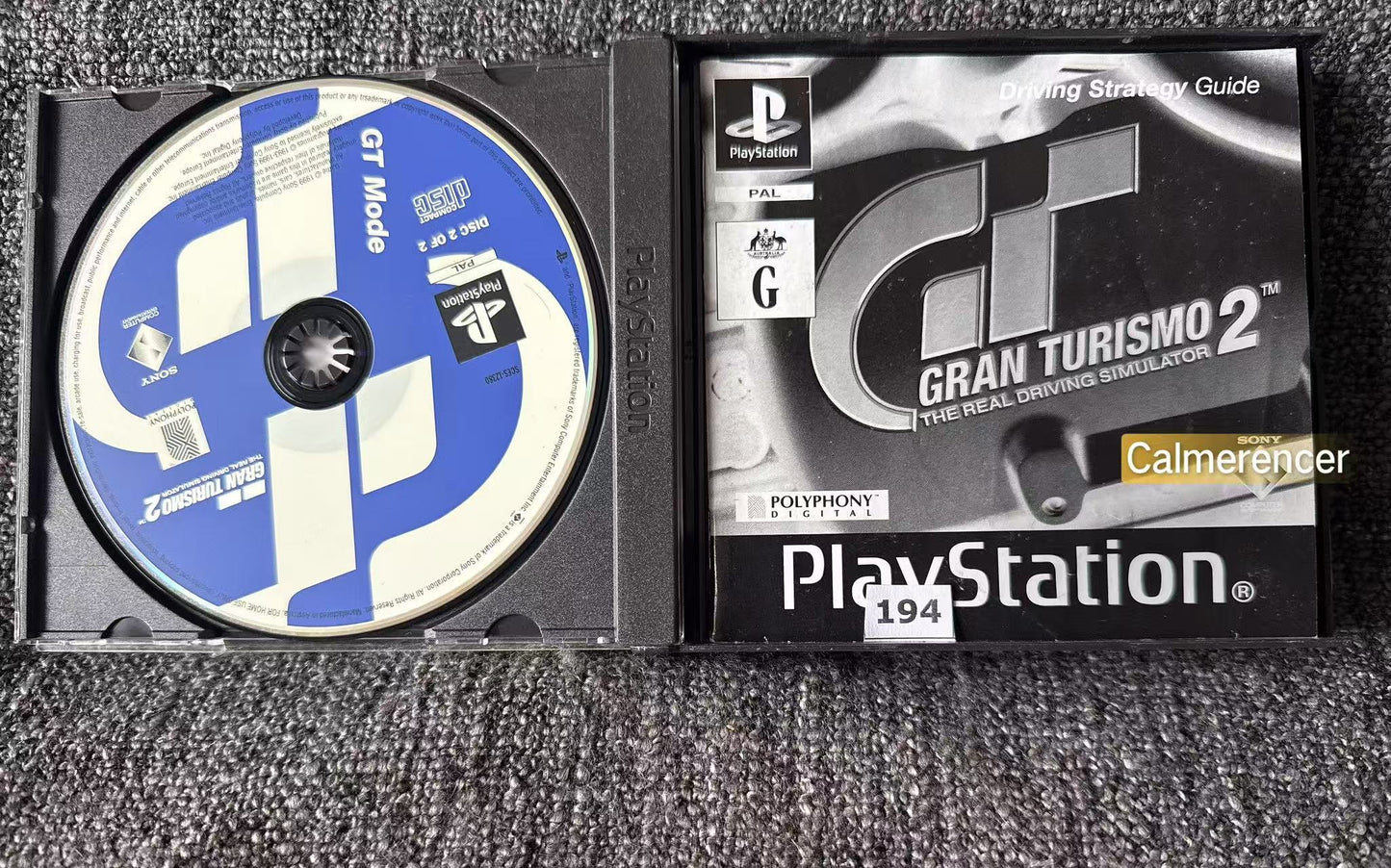 Gran Turismo 2 - Sony Playstation One (PS1) Game