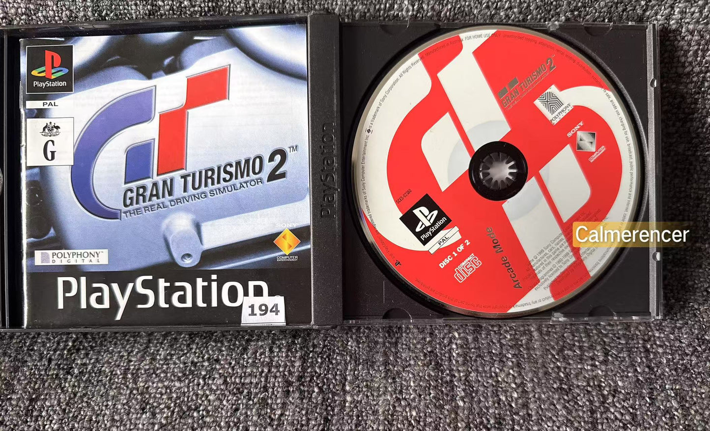Gran Turismo 2 - Sony Playstation One (PS1) Game