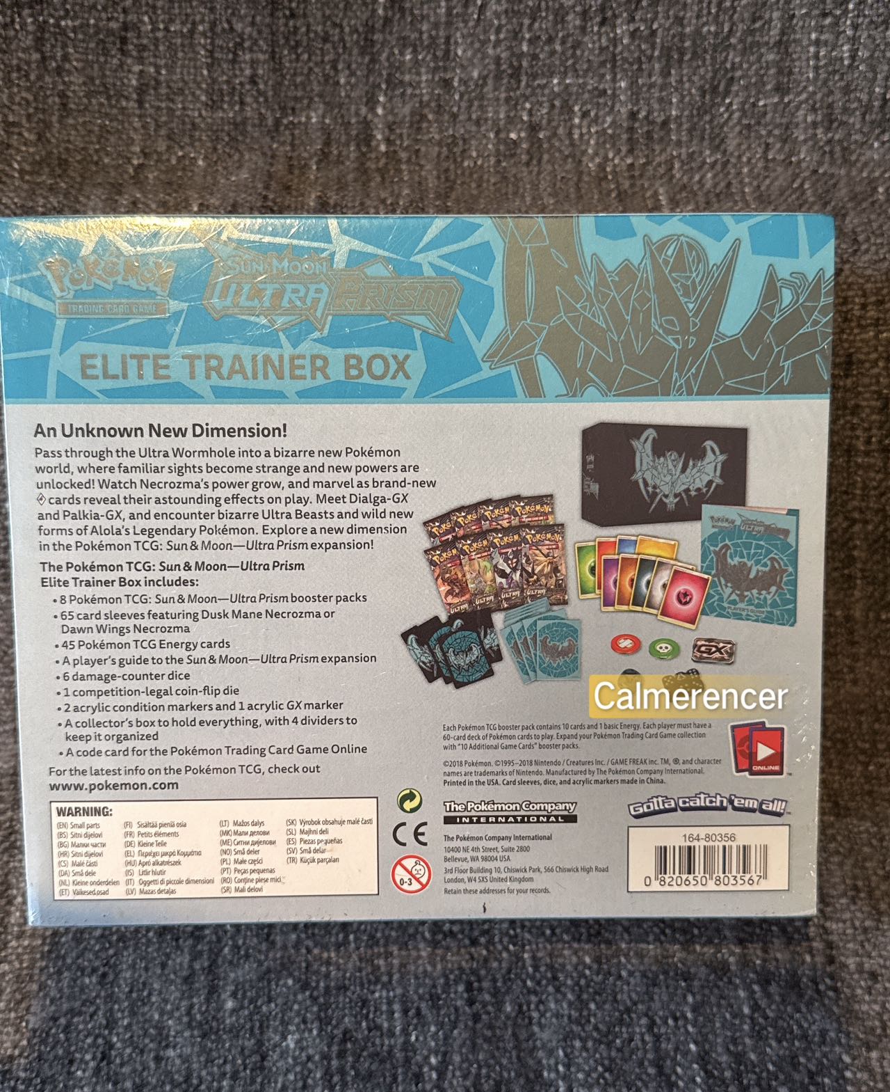 Pokemon TCG Sun & Moon Ultra Prism Elite Trainer Box  - Sealed Brand new