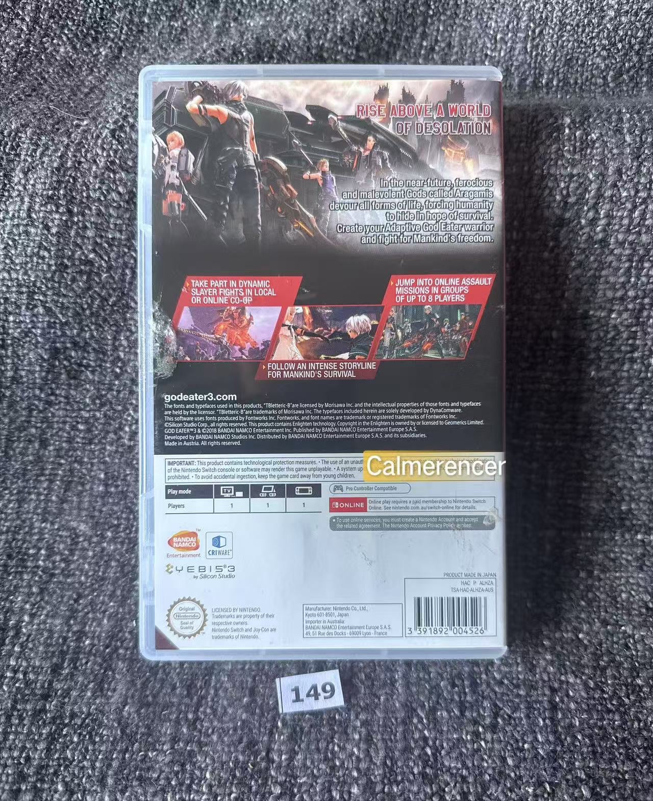 God Eater 3 Switch Game - Nintendo Switch