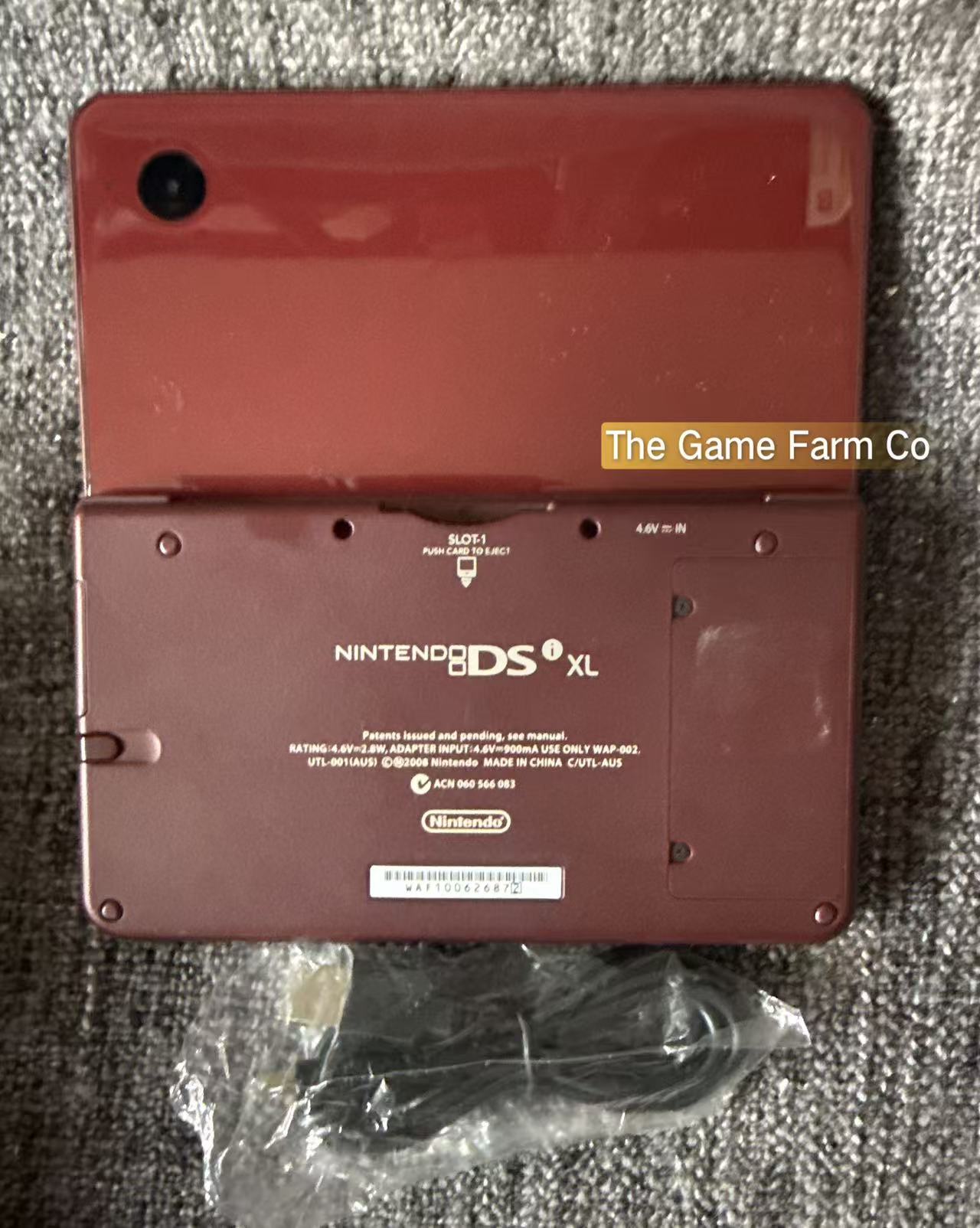 Nintendo DSi XL Burgundy Red Console In Excellent Condition - Pal Aus