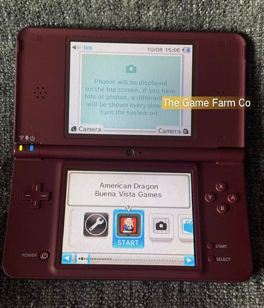 Nintendo DSi XL Burgundy Red Console In Excellent Condition - Pal Aus