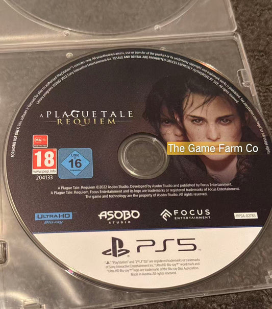 A Plague Tale: Requiem  loose Game - Sony Playstation 5