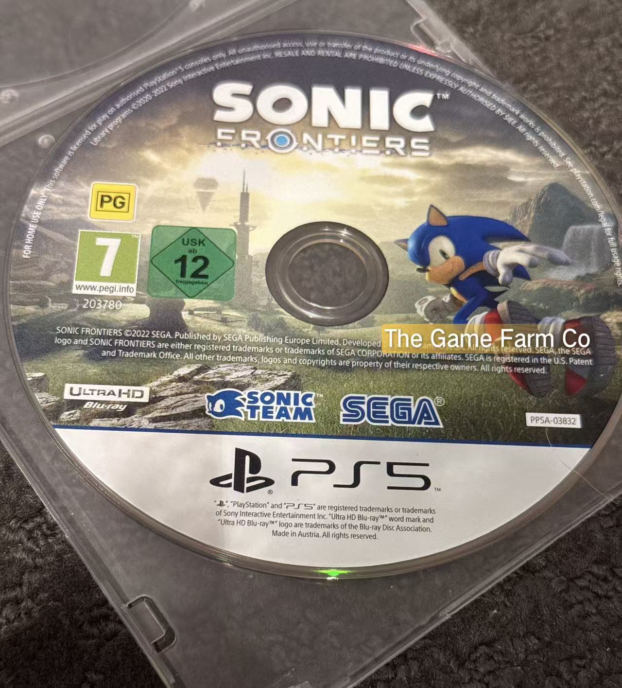 Sonic Frontiers Loose Game - Sony Playstation 5