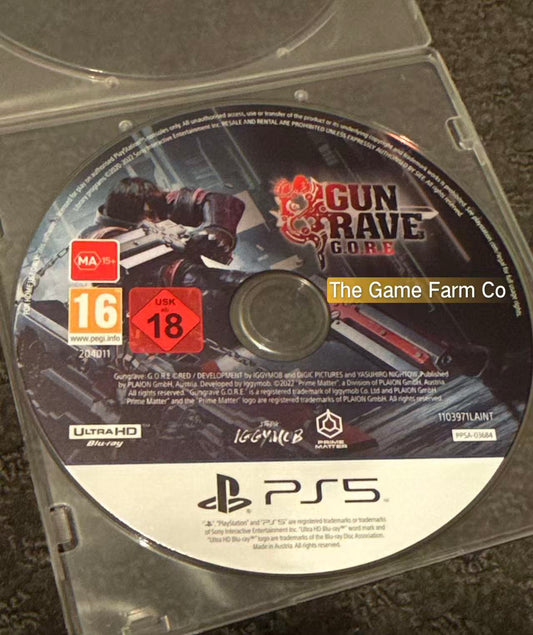 Gun Grave G.O.R.E Loose Game - Sony Playstation 5