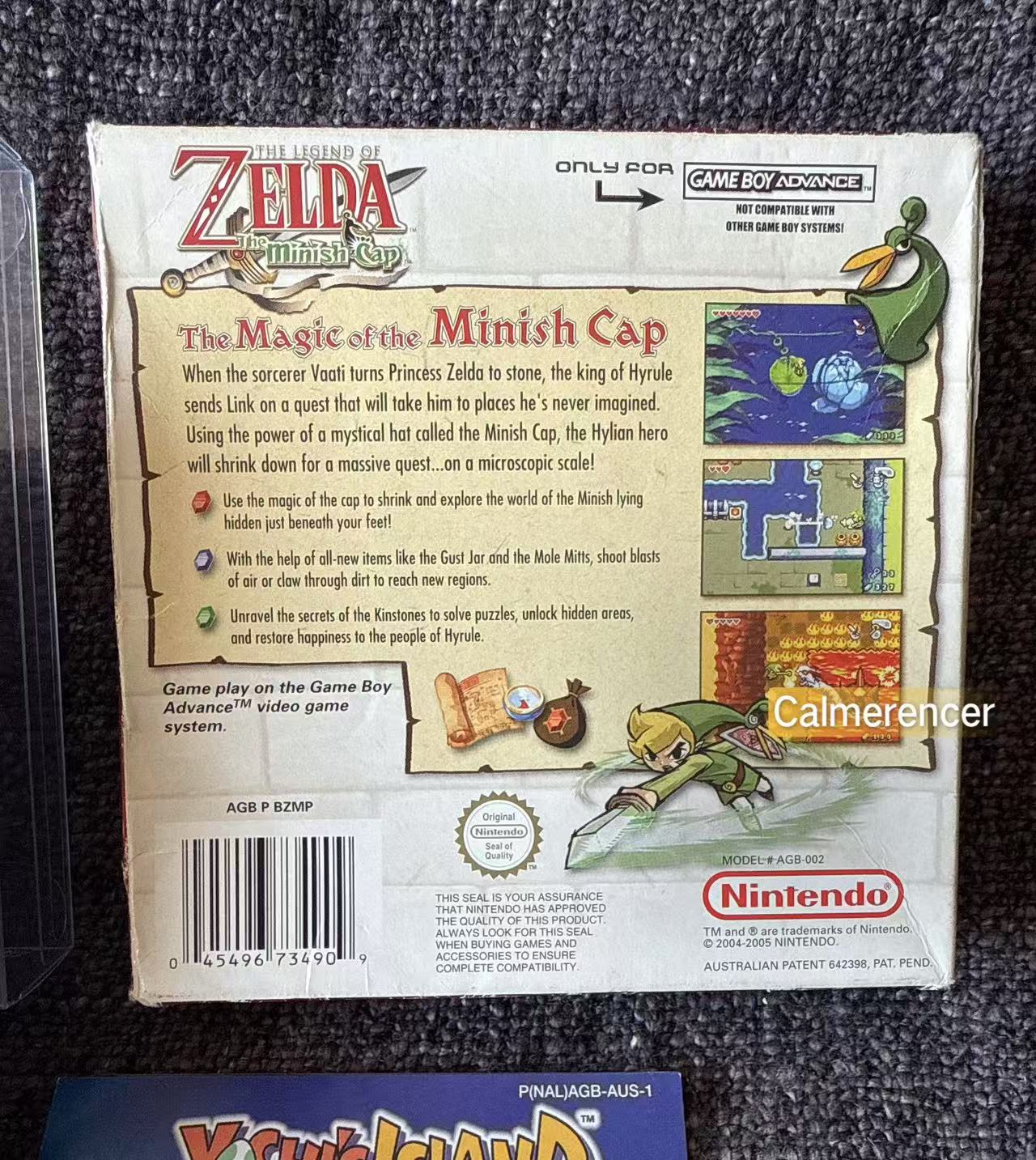 The Legend Of Zelda The Minish Cap Boxed Game -Nintendo Gameboy Advance GBA - Pal Version