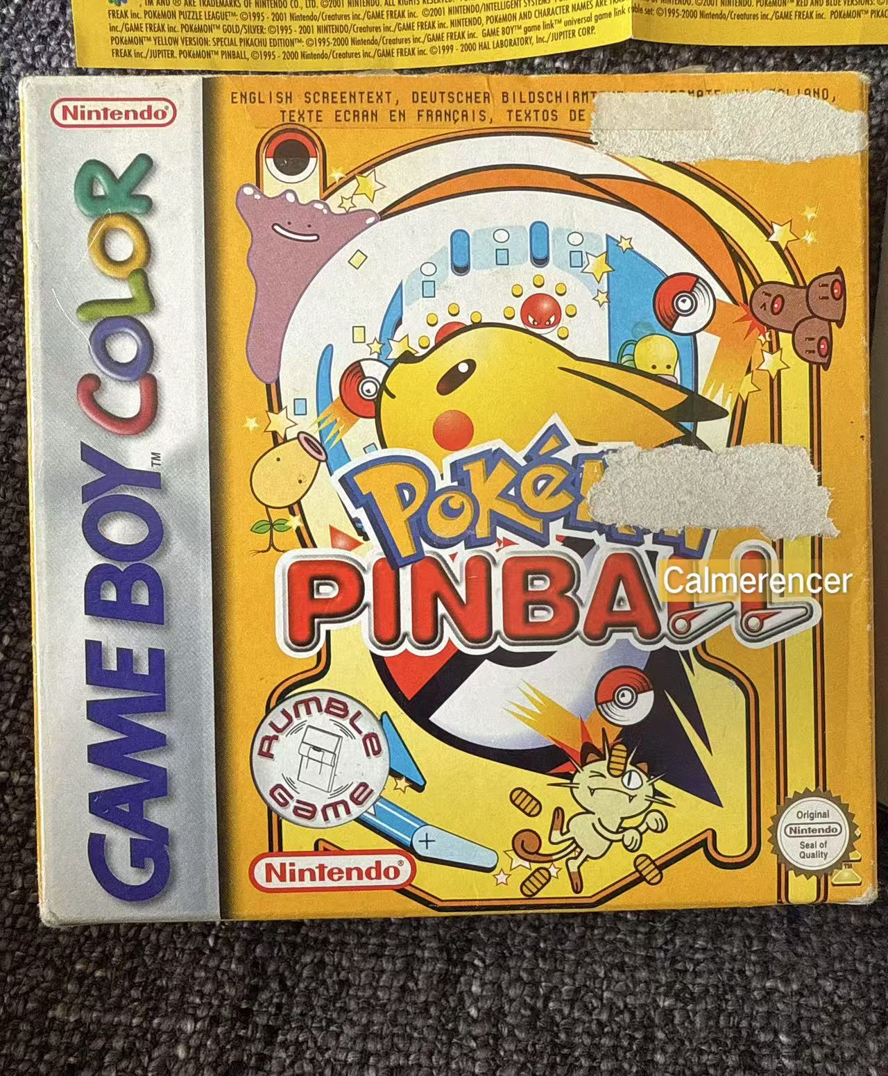Pokemon Pinball Boxed Game -Nintendo Gameboy color - Pal Version