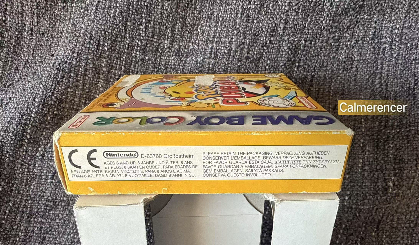 Pokemon Pinball Boxed Game -Nintendo Gameboy color - Pal Version