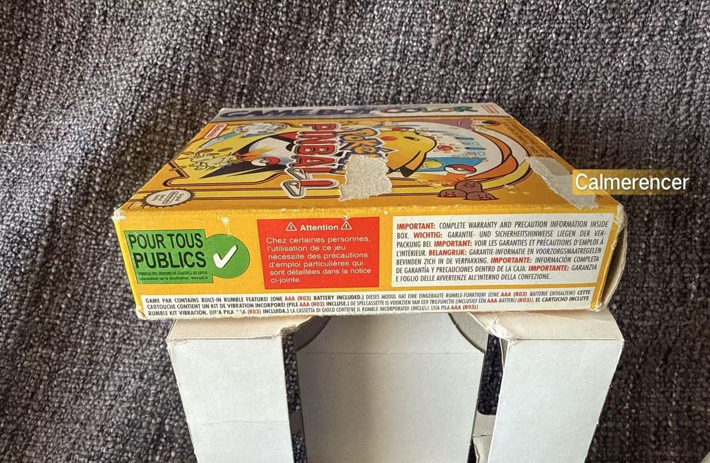 Pokemon Pinball Boxed Game -Nintendo Gameboy color - Pal Version