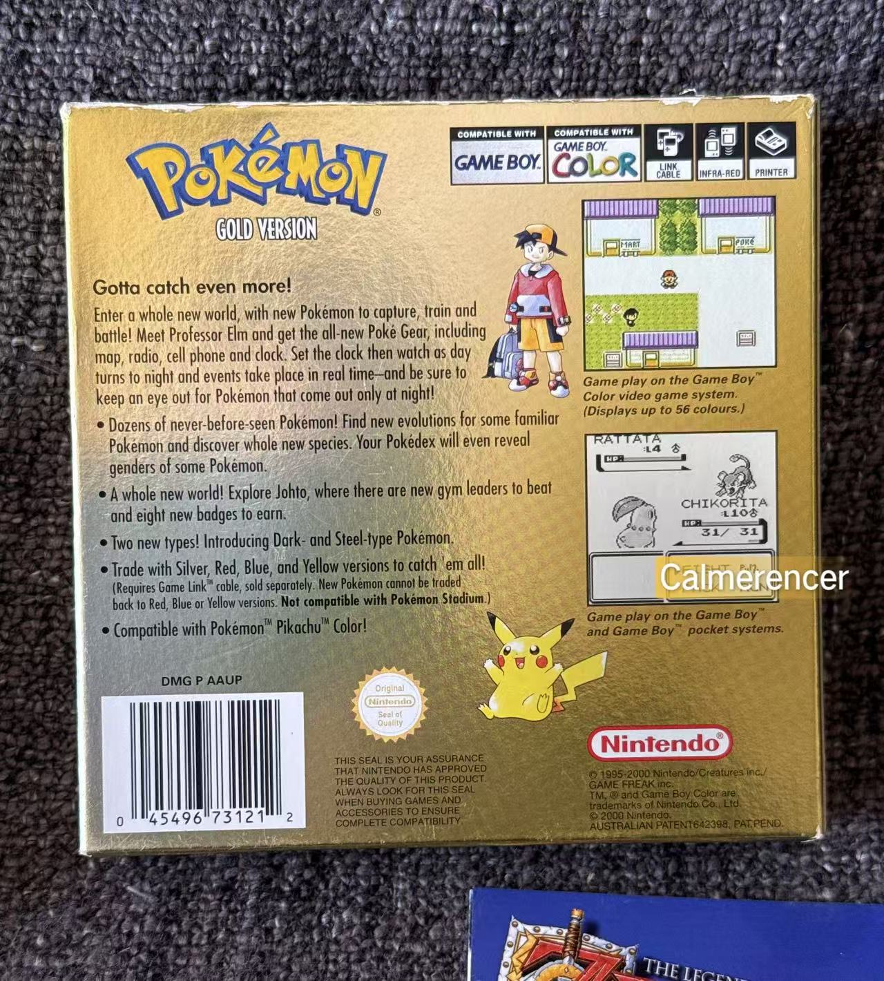 Pokemon Good Version Boxed Game -Nintendo Gameboy color - Pal Version