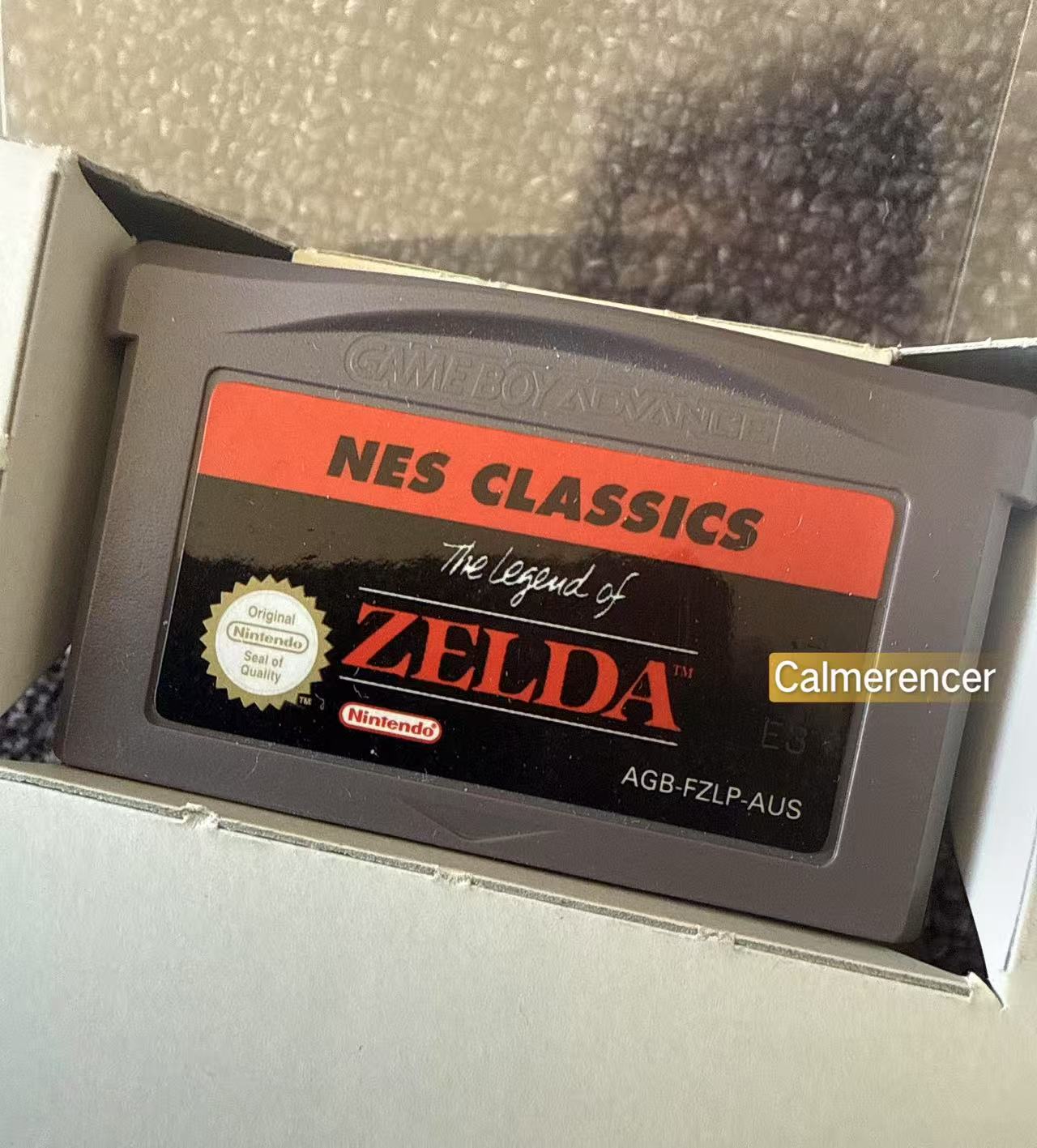 The Legend Of Zelda Nes Classic Boxed Game -Nintendo Gameboy Advance GBA - Pal Version
